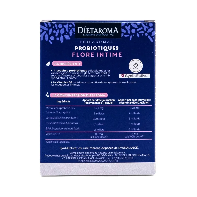 Probiotiques Flore Intime - Muqueuses intimes