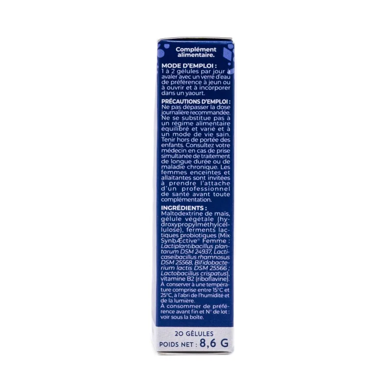 Probiotiques Flore Intime - Muqueuses intimes