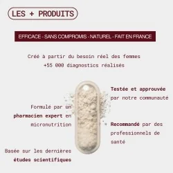 caractéristiques complément alimentaire Equilibre flore intime Gapianne