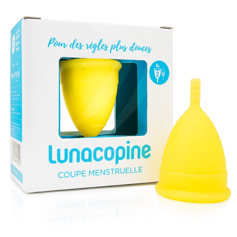 Cup vaginal Lunacopine jaune taille 2