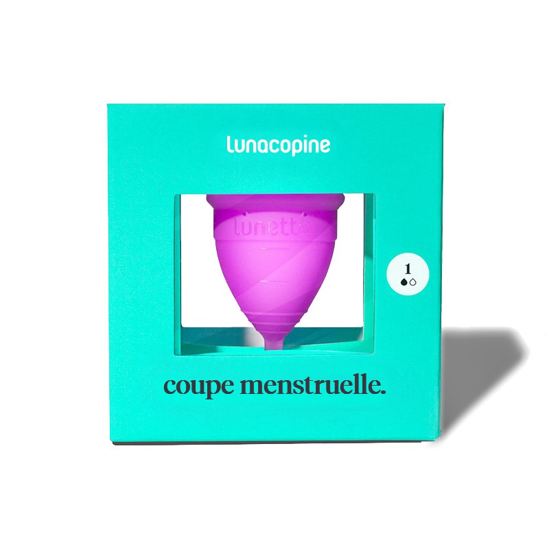 Coupe vaginale violette Lunacopine taille 1