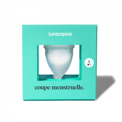 Coupe vaginale transparente Lunacopine taille 1