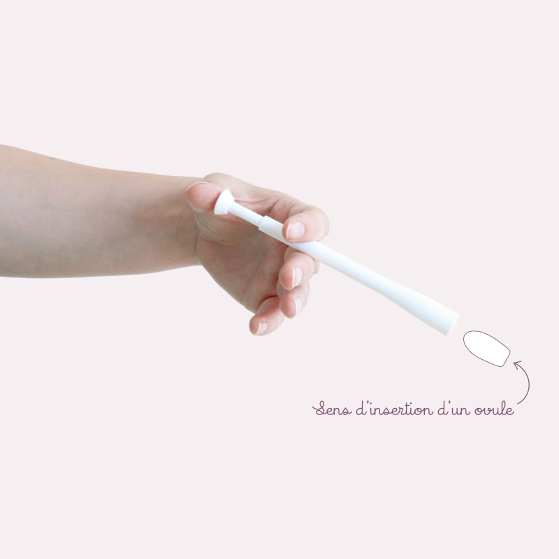 Applicateur vaginal pour ovule sécheresse vaginale