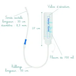 schéma kit de lavement intestinal reprop basic avec trousse