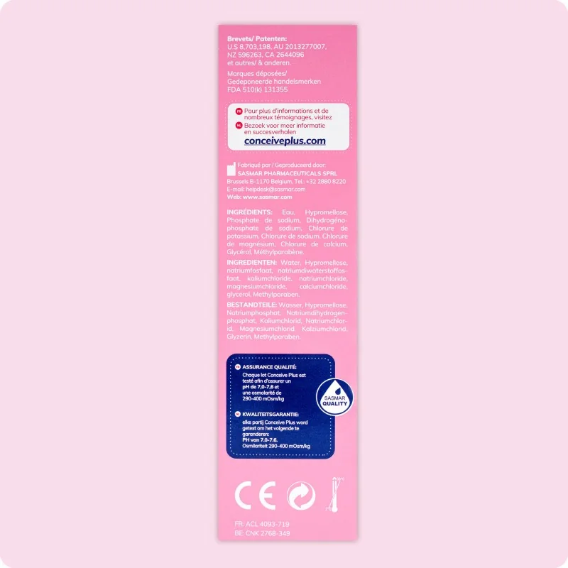 Lubrifiant fertilité Conceive + Lubrifiant fertilité Conceive +
