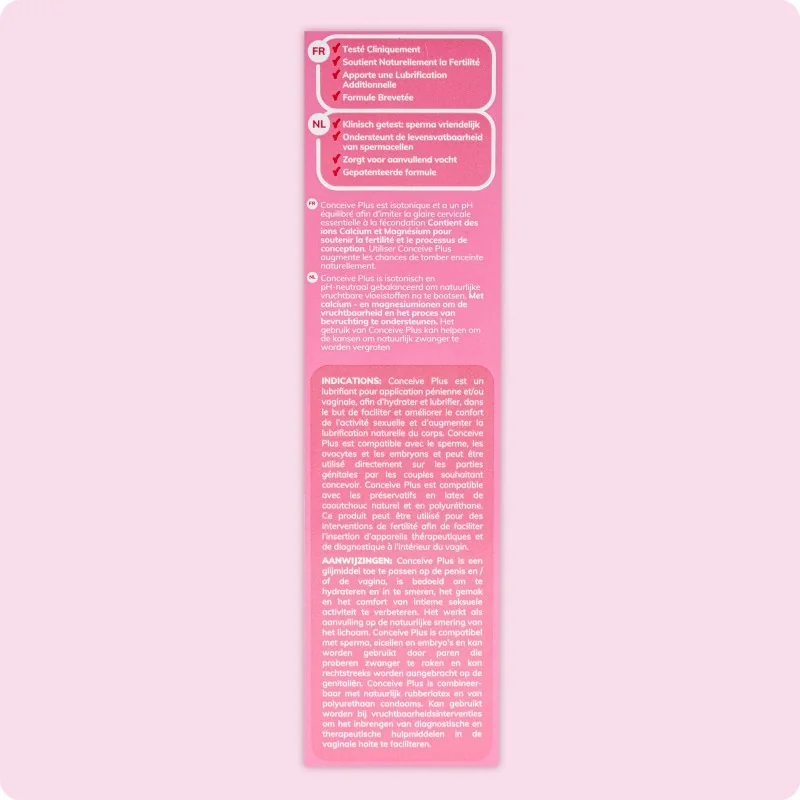 Lubrifiant fertilité Conceive + Lubrifiant fertilité Conceive +