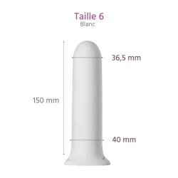 dilatateur taille 6 Vagiwell avec dimensions