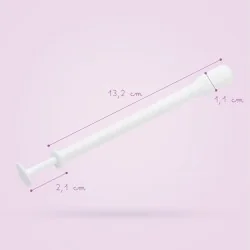 applicateur pour ovules vaginaux avec dimensions